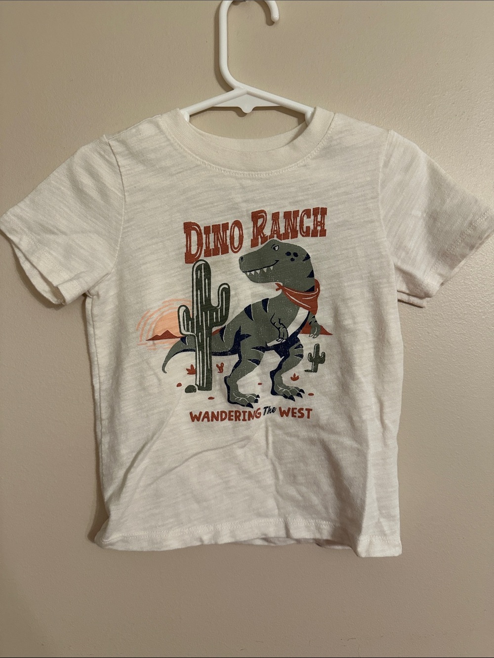 Garanimals White Kids Dino Ranch Graphic Tee